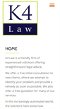 Mobile Screenshot of k4law.com